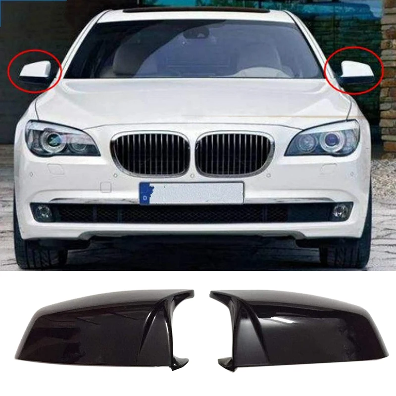 

Car Side Wing Rearview Mirror Cover Cap For-BMW 5 6 7 Series E60 E61 E63 E64 F01 F02-F04 F06 F07 F10 F11 F12 F13