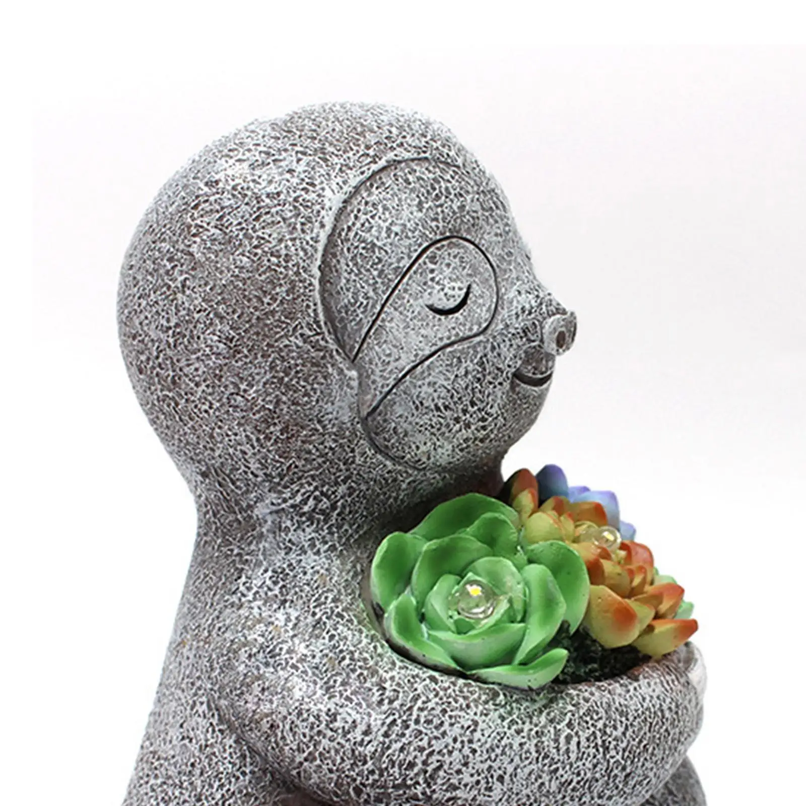 Garden Statue Solar Lights Sloth Succulent Shape Decorations for Courtyard 
Garden Statue Solar Lights Sloth Succulent Shape Decorations for Courtyard