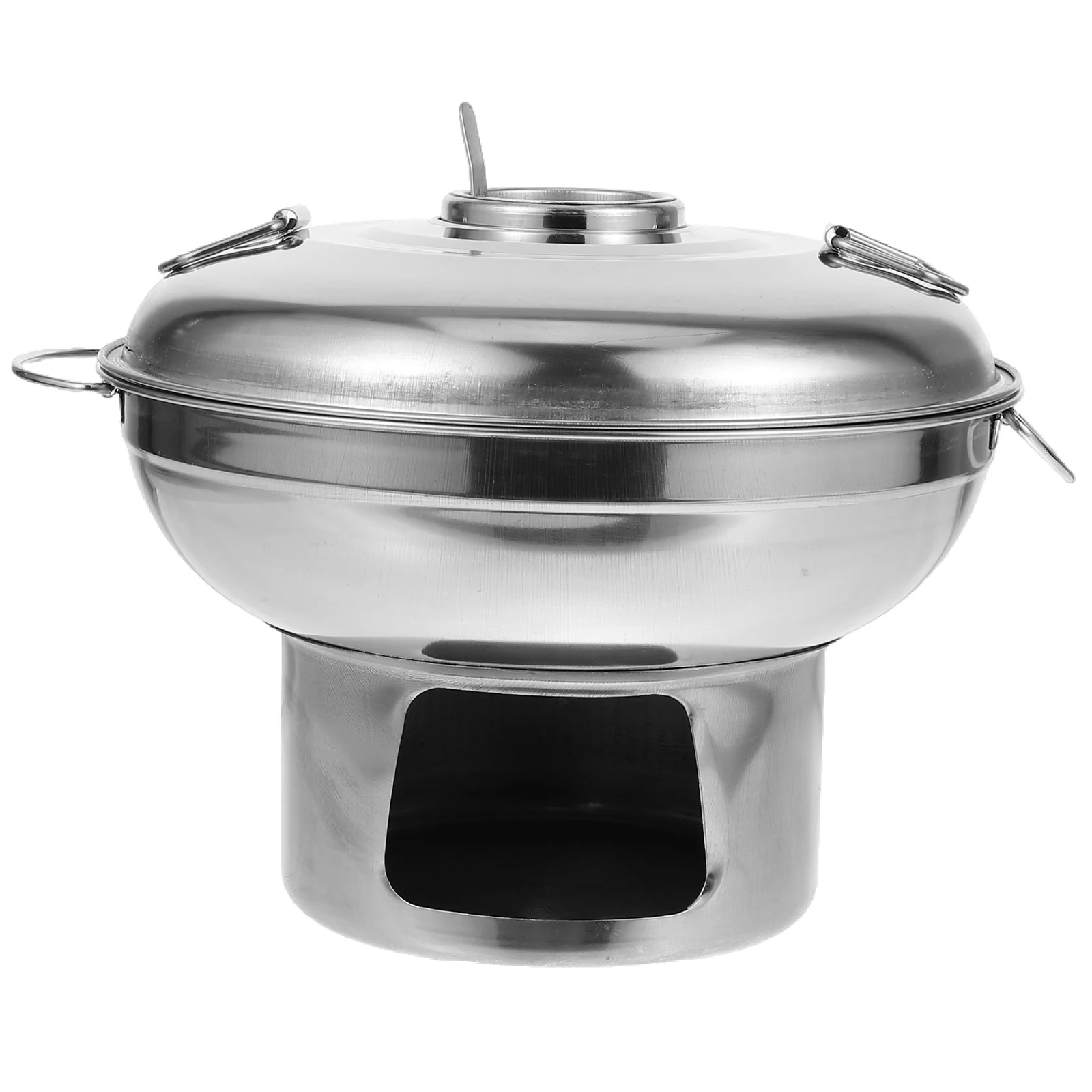 Household Stainless Steel Hot Pot Heat-resistant Cooking Pot Thicken Pot With Alcohol Stove
Household Stainless Steel Hot Pot Heat-resistant Cooking Pot Thicken Pot With Alcohol Stove