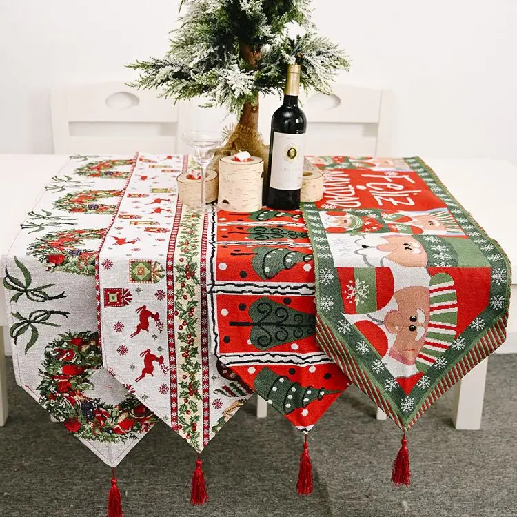 Christmas decorations knitted fabric table flag creative Christmas tablecloth placemats table decoration home holiday dress up
Christmas decorations knitted fabric table flag creative Christmas tablecloth placemats table decoration home holiday dress up