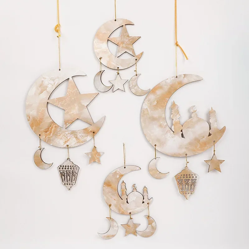 2024 Eid Mubarak Party Decor New Moon Star Castle Pendants Ramadan Party Decorative Moon Shape Crafts Hanging Ornaments For Home
2024 Eid Mubarak Party Decor New Moon Star Castle Pendants Ramadan Party Decorative Moon Shape Crafts Hanging Ornaments For Home