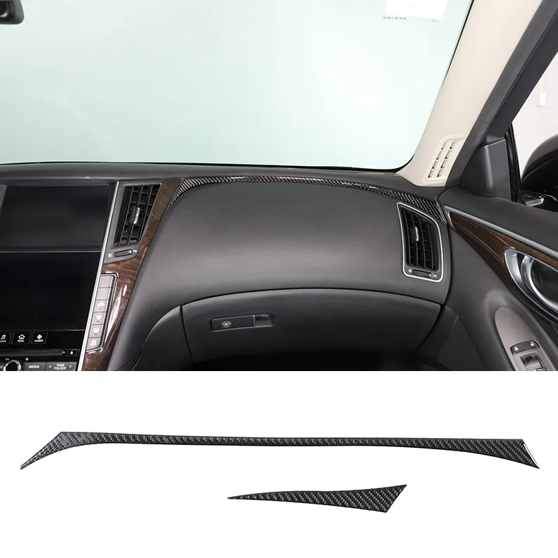 Fit For Infiniti Q50 Q50L 2015-2022 Soft Carbon Fiber Interior Console Dashboard Strip Trim Sticker
Fit For Infiniti Q50 Q50L 2015-2022 Soft Carbon Fiber Interior Console Dashboard Strip Trim Sticker
