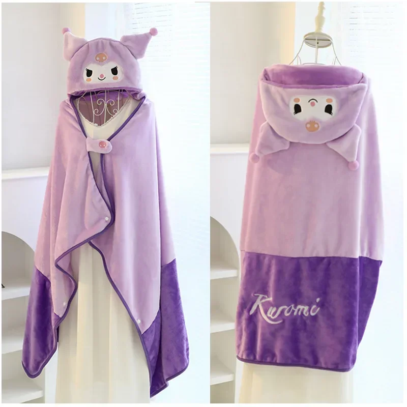 MINISO Sanrio Anime Figures Kuromi Hooded Cape Cartoon Cute Office Napping Air Conditioning Blanket Soft Plush Cloak Girl Gift
MINISO Sanrio Anime Figures Kuromi Hooded Cape Cartoon Cute Office Napping Air Conditioning Blanket Soft Plush Cloak Girl Gift