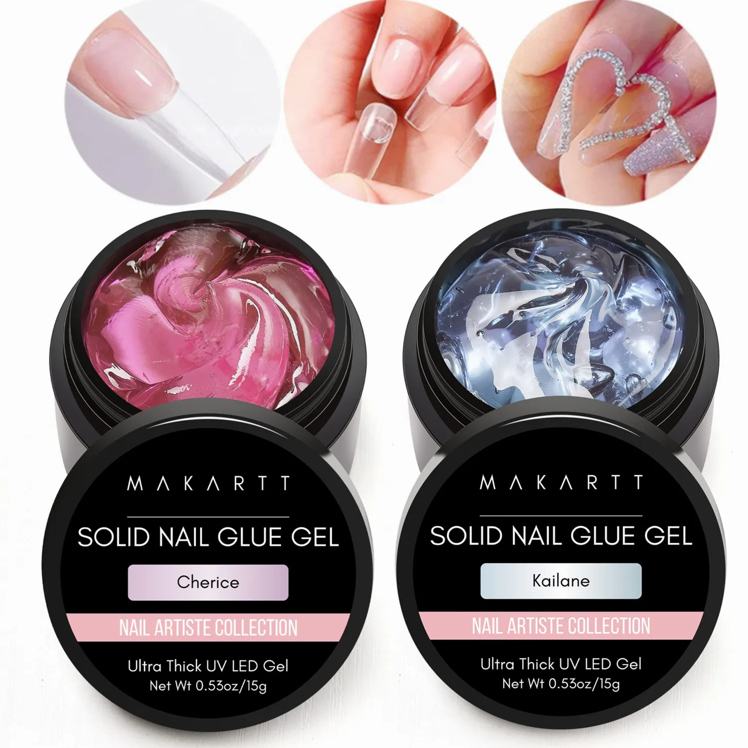 Makartt Solid Nail Gel for Acrylic Nail Tips Glue Gel Curing Needed UV Cured for Press On Nails Fake Nails Solid Nail Adhesive
Makartt Solid Nail Gel for Acrylic Nail Tips Glue Gel Curing Needed UV Cured for Press On Nails Fake Nails Solid Nail Adhesive