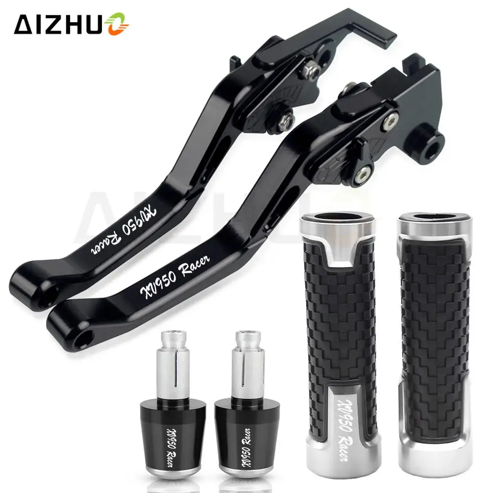 

Motorcycle Accessories Handlebar Hand Grips Ends For YAMAHA XV950RACER XV950 RACER 2016-2018 2017 Brake Clutch Levers