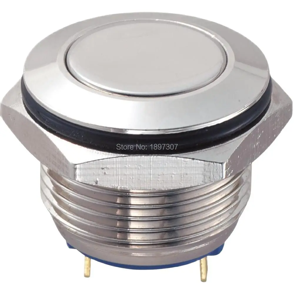 16mm Off/(On) 48V/DC 2A Soldering Terminal Nickel Plated Brass Pushbutton Anti Vandal Switch
16mm Off/(On) 48V/DC 2A Soldering Terminal Nickel Plated Brass Pushbutton Anti Vandal Switch
