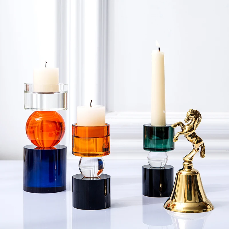 Home Dining Living Room Decorations Accessories Crystal Glass Candlestick Holder Wedding Table Center Light Luxury High-end
Home Dining Living Room Decorations Accessories Crystal Glass Candlestick Holder Wedding Table Center Light Luxury High-end