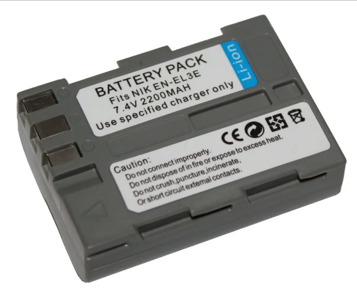 10PCS/Lot High quality EN-EL3e EL3e 7.4V 2200mAh Camera Batteries For Nikon ENEL3E EN EL3E D30 D50 D70 D90 D70S D300
10PCS/Lot High quality EN-EL3e EL3e 7.4V 2200mAh Camera Batteries For Nikon ENEL3E EN EL3E D30 D50 D70 D90 D70S D300
