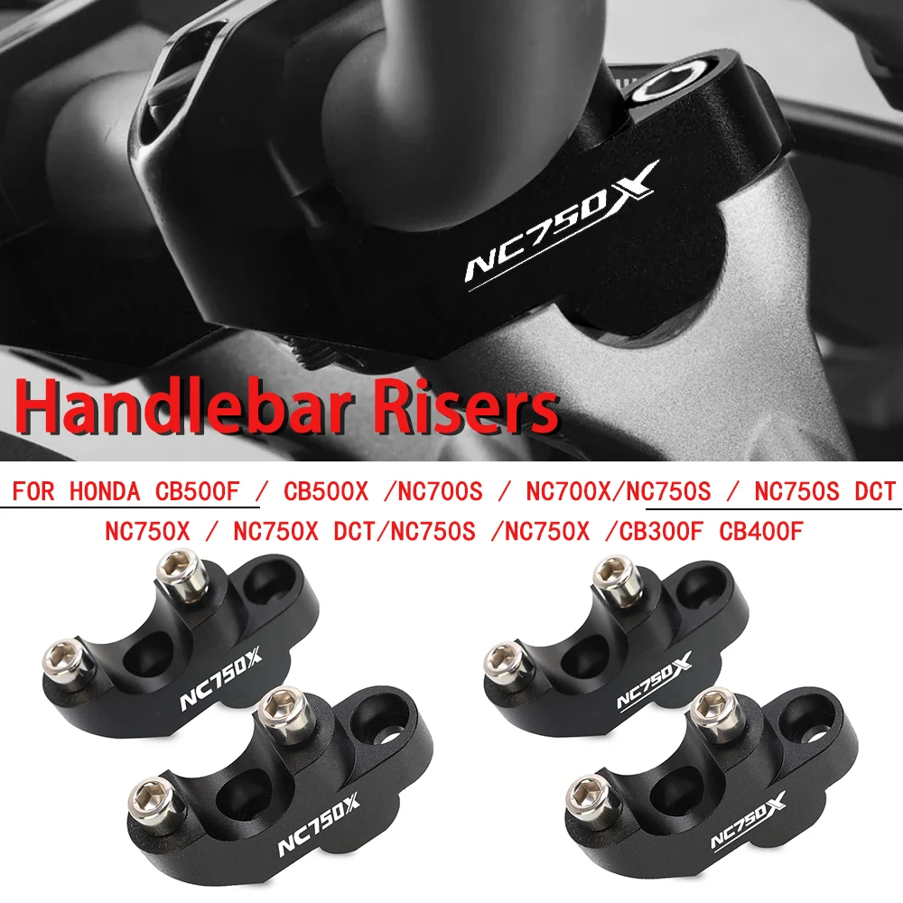 

New For Honda NC750X NC750 NC 750 X 750X DCT 2014-2023 2022 Motorcycle Accessories Riser Lifting Handlebar Clamp Handlebar Riser