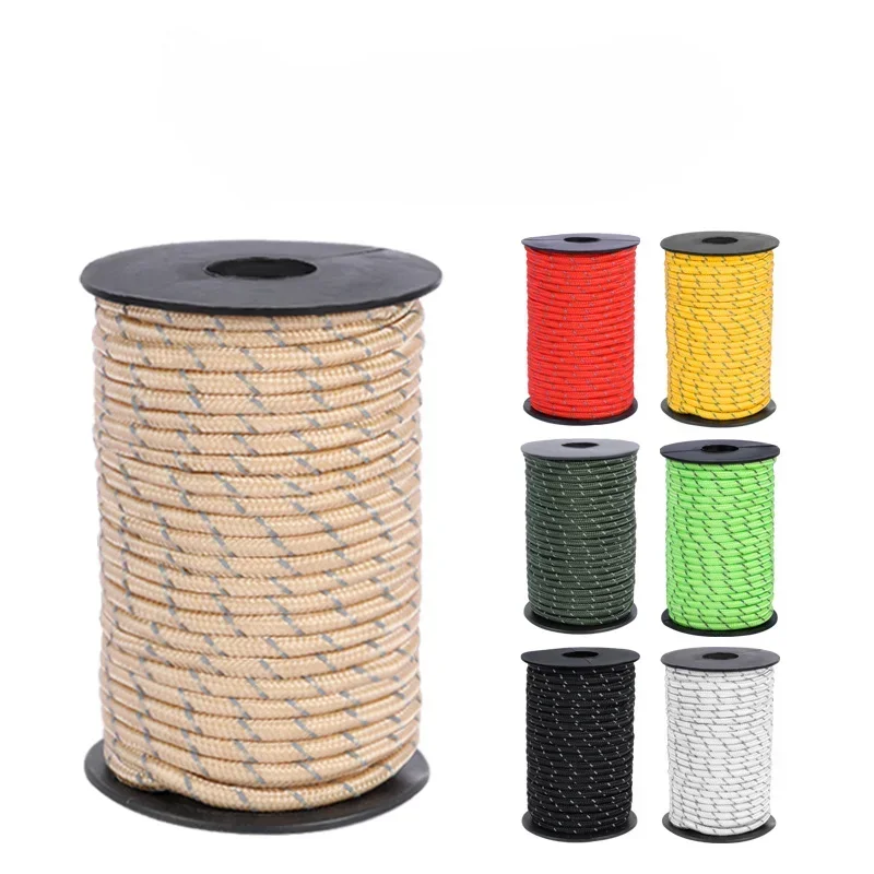 20m Multifunctional Wide Reflective 550 Paracord Rope 4 .5mm Camping Survival Edc Outdoor Parachute Cord Lanyard Rescue Rope
20m Multifunctional Wide Reflective 550 Paracord Rope 4 .5mm Camping Survival Edc Outdoor Parachute Cord Lanyard Rescue Rope