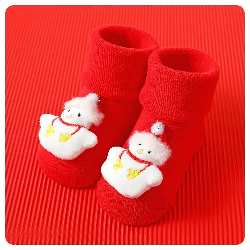 Children's Christmas Socks Baby Fall Winter Floor Thickened Wool Circle Baby and Toddler Socks New Boys and Girls
Children's Christmas Socks Baby Fall Winter Floor Thickened Wool Circle Baby and Toddler Socks New Boys and Girls