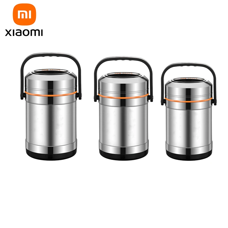 Изоляционный баррель Xiaomi из нержавеющей стали, вакуумный термоланч-бокс большой емкости, многослойный изолированный Ланч-бокс
Изоляционный баррель Xiaomi из нержавеющей стали, вакуумный термоланч-бокс большой емкости, многослойный изолированный Ланч-бокс