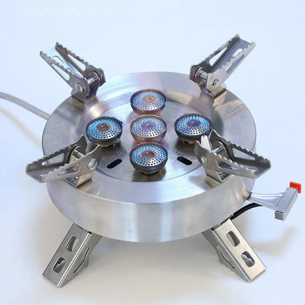 12800W Cassette Gas Stove Collapsible Large Fire Windproof Design Outdoor Camping Stove
12800W Cassette Gas Stove Collapsible Large Fire Windproof Design Outdoor Camping Stove