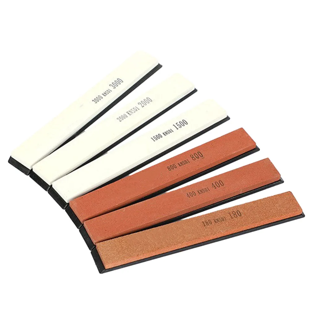 6 шт. точильный камень из оксида алюминия, фиксированный шлифовальный камень, водяной точильный камень, полировка 180 #400 #800 #1500 #2000 # 
6 шт. точильный камень из оксида алюминия, фиксированный шлифовальный камень, водяной точильный камень, полировка 180 #400 #800 #1500 #2000 #
