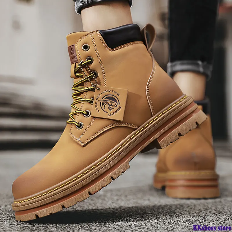 2023 New Black Leather Boots for Men Winter Boots Men Waterproof Lace Up Short Ankle Boots Men Hiking Boots Bottes Pour Hommes
2023 New Black Leather Boots for Men Winter Boots Men Waterproof Lace Up Short Ankle Boots Men Hiking Boots Bottes Pour Hommes