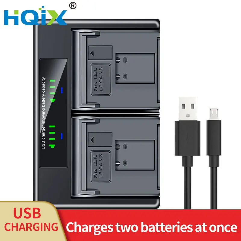 HQIX for Leica M9 M9-P MM ME M-E M8 M8.2 Camera BP-SCL1 14464 Dual Charger Battery
HQIX for Leica M9 M9-P MM ME M-E M8 M8.2 Camera BP-SCL1 14464 Dual Charger Battery
