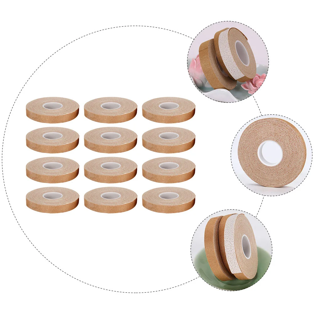 

12 Pcs Playing Type Guzheng Tape Child Complexion Thumb Protection Elastic Fabric Finger Protective