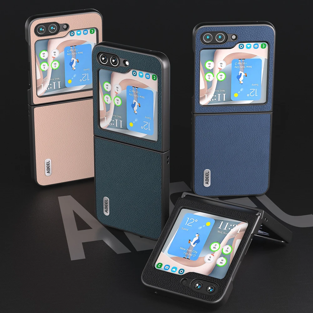 Genuine Leather Lychee Pattern Phone Cover For Samsung Galaxy Z Flip5 5G ZFlip5 Z Flip ZFlip 5 Case Shockproof Protection Shell
Genuine Leather Lychee Pattern Phone Cover For Samsung Galaxy Z Flip5 5G ZFlip5 Z Flip ZFlip 5 Case Shockproof Protection Shell