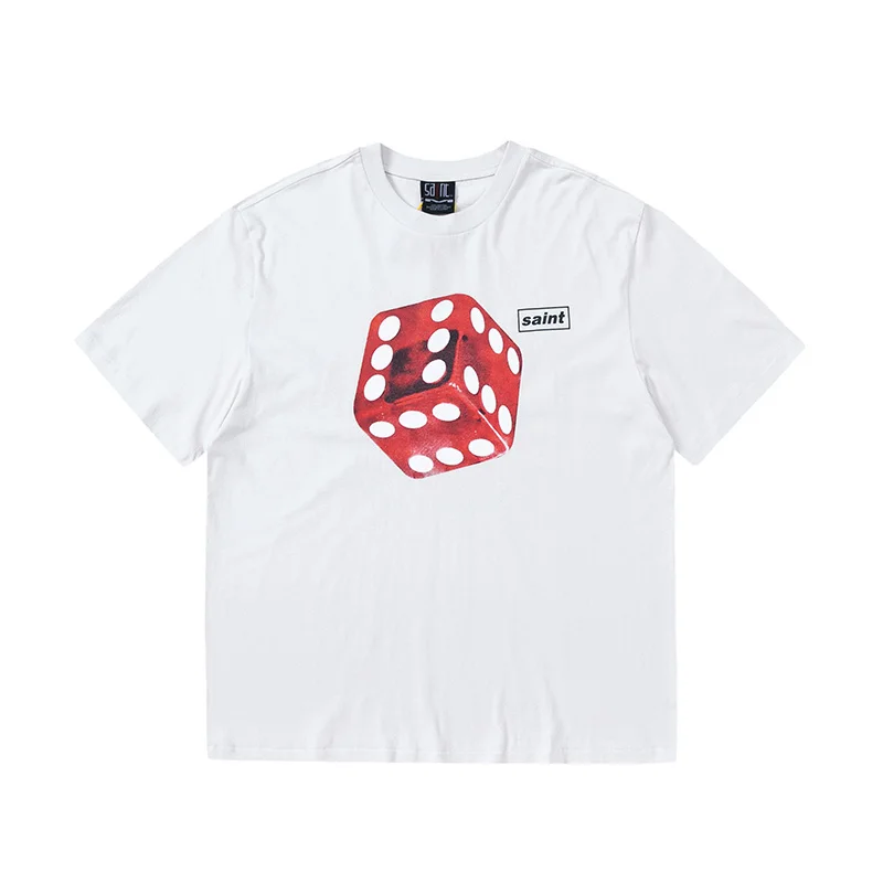 2024 New Arrived Saint Michael Oversized Short Sleeve Men's And Women's Dice Printing T-shirts Classic All-match T-shirts
2024 New Arrived Saint Michael Oversized Short Sleeve Men's And Women's Dice Printing T-shirts Classic All-match T-shirts