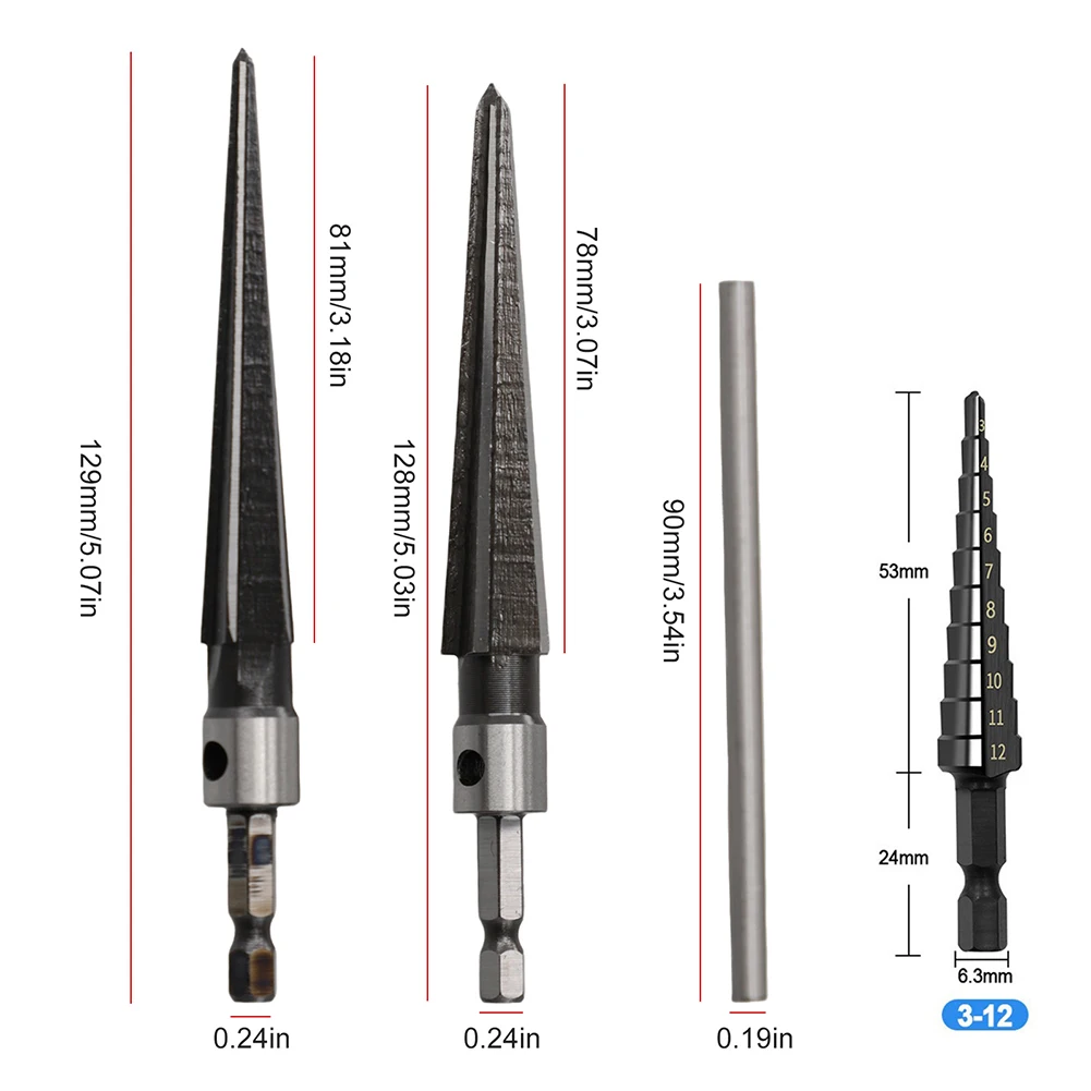 5pcs Metal Taper Reamer Hand Deburring Enlarge Pin Hole Drilling 3-13mm 5-16mm Grooved Hex Round Chamf Reaming Feature Tools
5pcs Metal Taper Reamer Hand Deburring Enlarge Pin Hole Drilling 3-13mm 5-16mm Grooved Hex Round Chamf Reaming Feature Tools