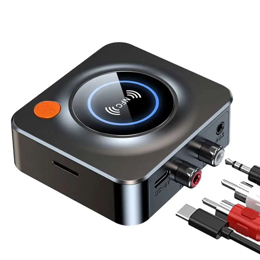 C52 2.4G Wireless Audio Receiver bluetooth-compatible 5.1 Adapter Dongle Loseless Sound Hands-free Calling NFC Support TF Card
C52 2.4G Wireless Audio Receiver bluetooth-compatible 5.1 Adapter Dongle Loseless Sound Hands-free Calling NFC Support TF Card