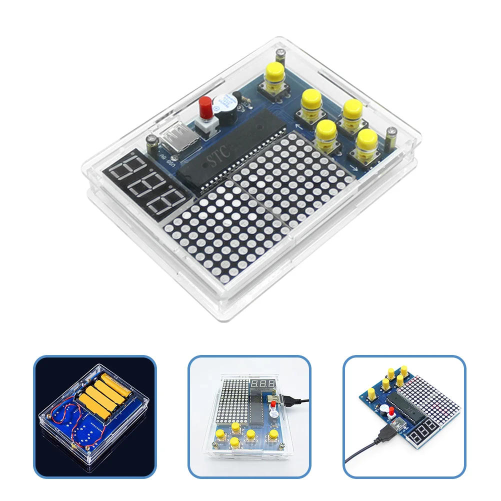 Professional Soldering Practice Kit DIY Game Console Tools Soldering Project Kit for Gift Children Adults Soldering Lover
Professional Soldering Practice Kit DIY Game Console Tools Soldering Project Kit for Gift Children Adults Soldering Lover