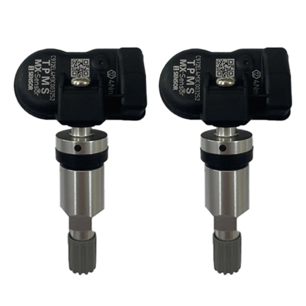 

2Pcs Programmable TPMS Sensor 433MHz 315MHZ Sensor Universal 2 in 1 for Tire Pressure Monitoring System Use with AUTEL