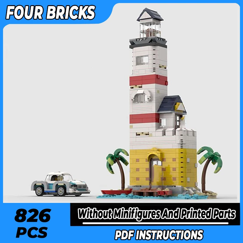 Moc Building Bricks Street View Model Eldorado Lighthouse Technology Modular Blocks Gifts Toys For Children DIY Sets Assembly
Moc Building Bricks Street View Model Eldorado Lighthouse Technology Modular Blocks Gifts Toys For Children DIY Sets Assembly