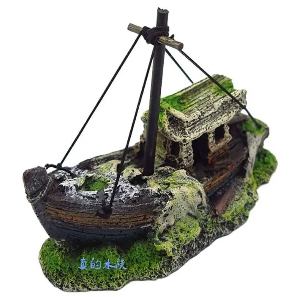 Tank Decor Fish Rest Shipwreck Decoration Wreck Fish Tank Landscape Submarine Ornaments Sunken Ship Landscaping Accessories
Tank Decor Fish Rest Shipwreck Decoration Wreck Fish Tank Landscape Submarine Ornaments Sunken Ship Landscaping Accessories