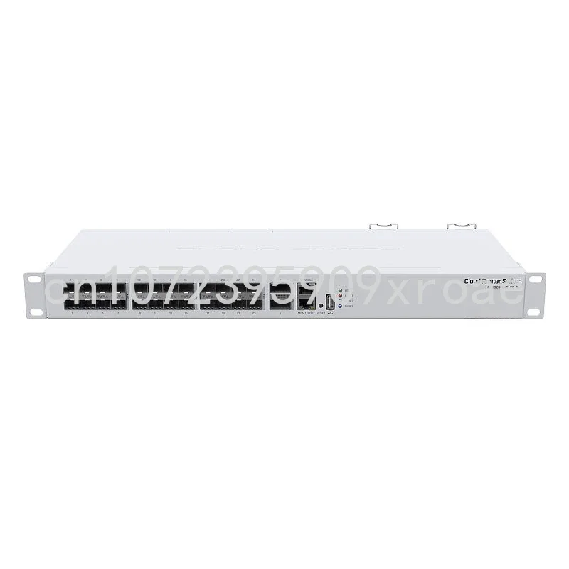 CRS326-24G-2S+RM 24 Gigabit Port Switch with 2 X SFP+ Cages In 1U Rackmount Case, Dual Boot (RouterOS or SwitchOS)
CRS326-24G-2S+RM 24 Gigabit Port Switch with 2 X SFP+ Cages In 1U Rackmount Case, Dual Boot (RouterOS or SwitchOS)