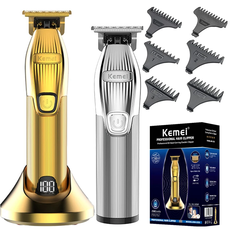 Kemei Professional electirc powerful hair clipper barber shop rechargeable hair timmer for men hair cutting machine LED display
Kemei Professional electirc powerful hair clipper barber shop rechargeable hair timmer for men hair cutting machine LED display