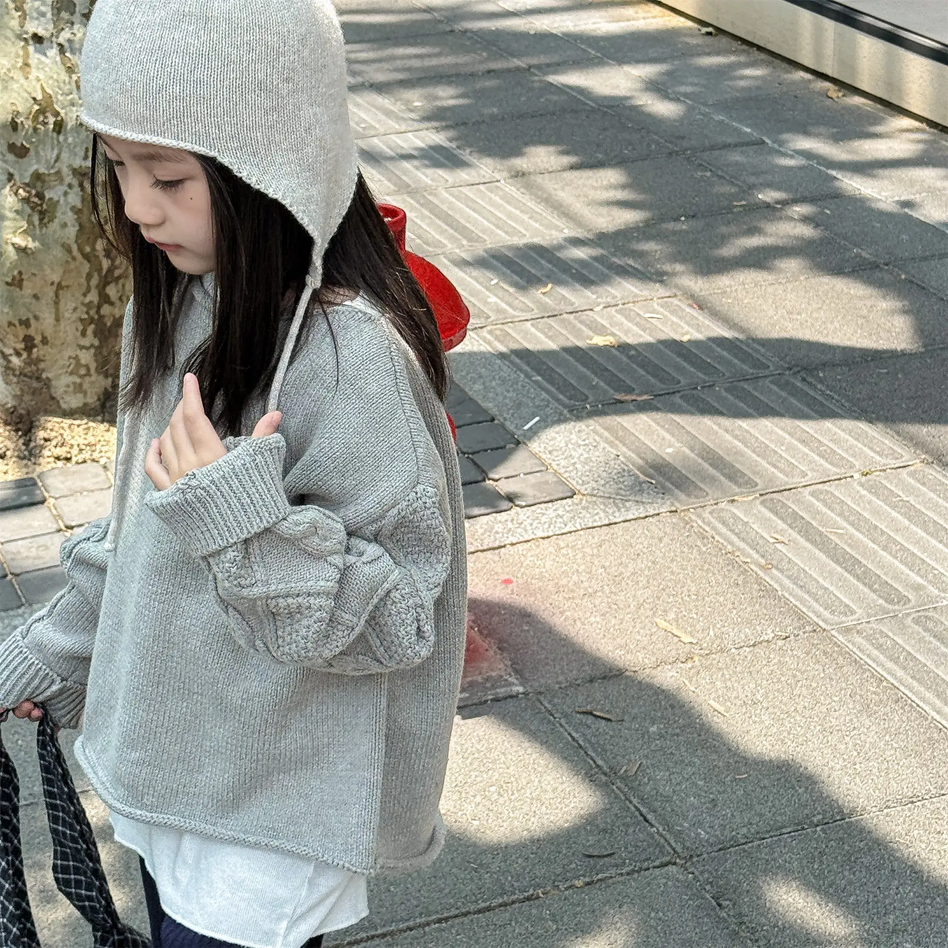 2025 Autumn New Children Long Sleeve Knit Sweater Solid Baby Pullover Girls Loose Sweater Kids Knitted Tops Toddler Clothes 5 S48d5f239e05a4f7eaa6fdbda3300fca1k