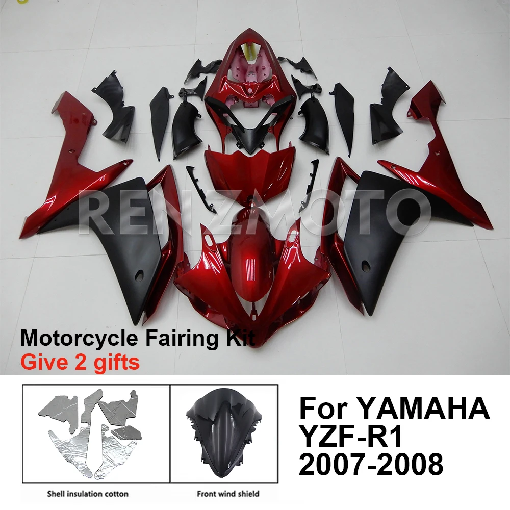 

Motorcycle Fairing Set Body Kit Plastic For YAMAHA YZF-R1 YZF R1 2007-2008 Accessories Injection Bodywork Y1007-111a