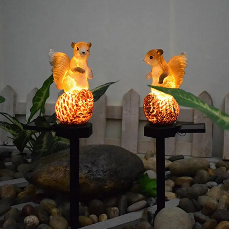 Solar Squirrel Ground Lamp Outdoor Lighting Resin Handicraft Garden Atmosphere Rain And Sun Protection Decoration Lawn Lamp
Solar Squirrel Ground Lamp Outdoor Lighting Resin Handicraft Garden Atmosphere Rain And Sun Protection Decoration Lawn Lamp