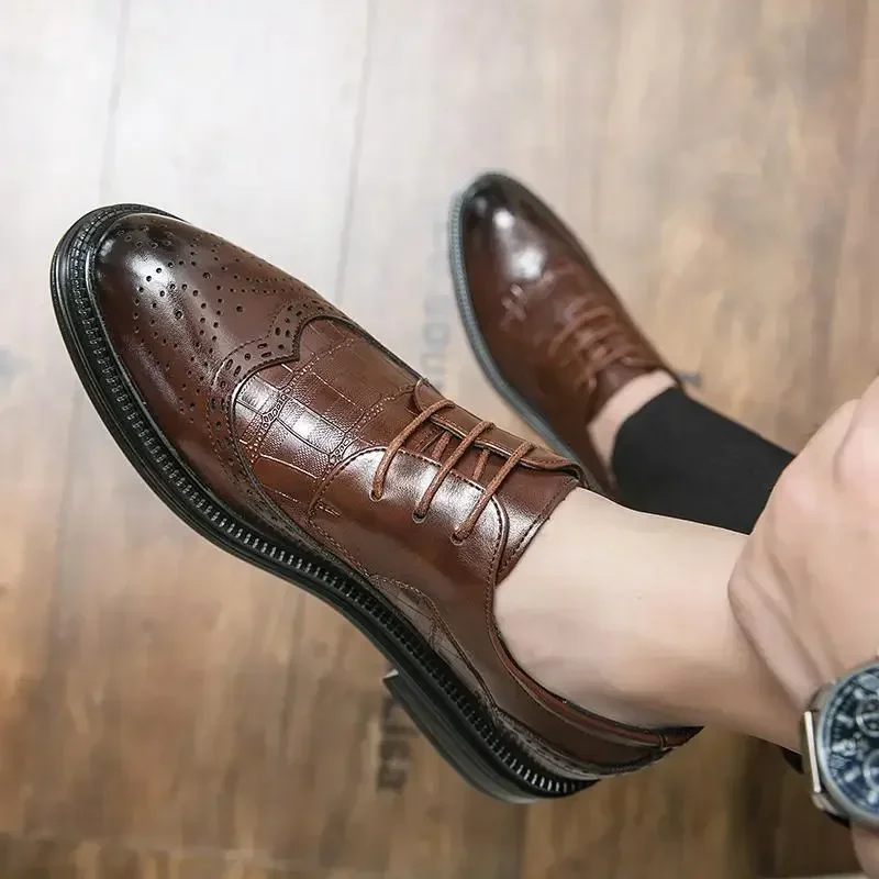 Small Leather Shoes Men's Party Boy Korean Style Casual Retro Casual Men's British Sports Style Loafers
Small Leather Shoes Men's Party Boy Korean Style Casual Retro Casual Men's British Sports Style Loafers