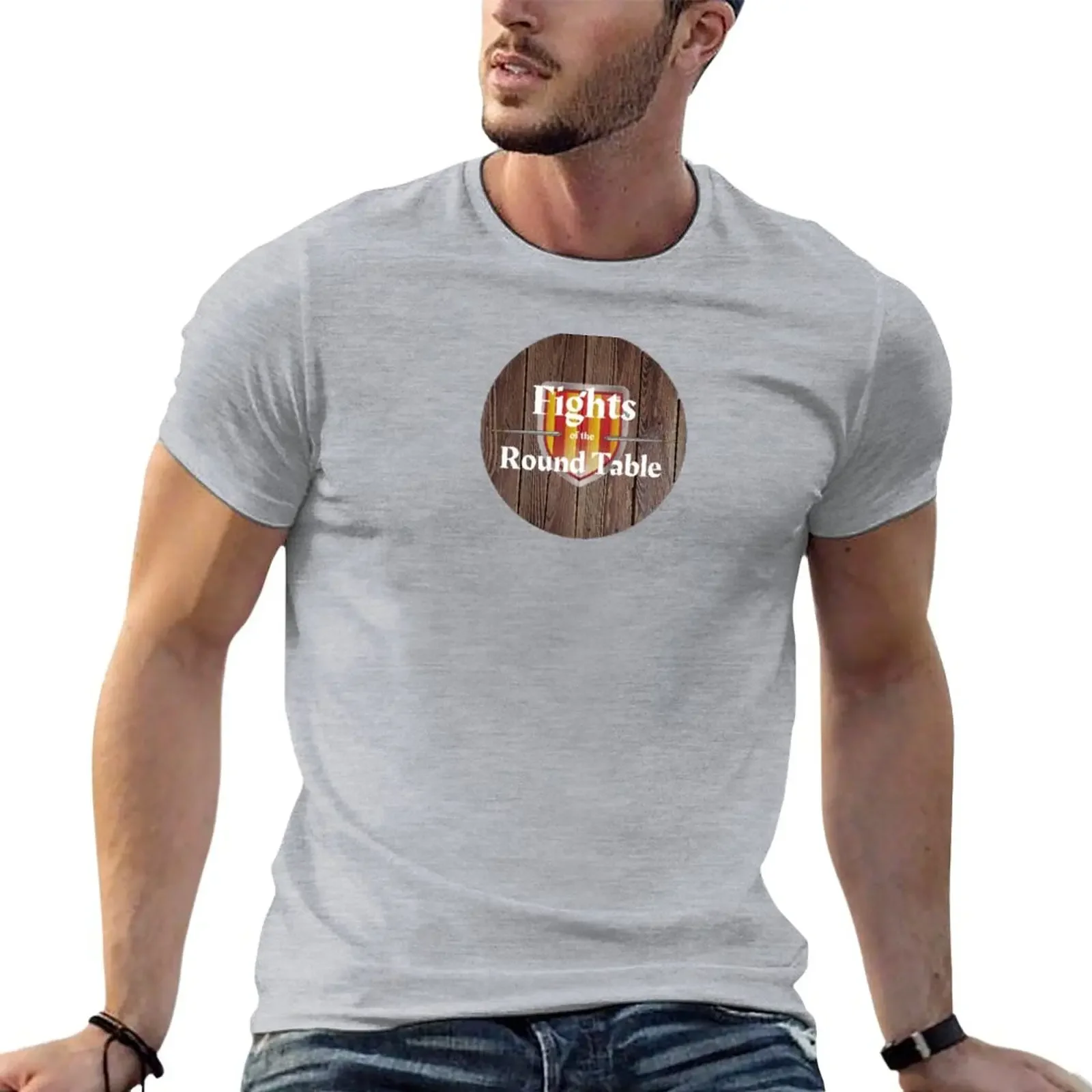 

Fights of the Round Table Logo T-Shirt plus sizes blanks mens cotton t shirts