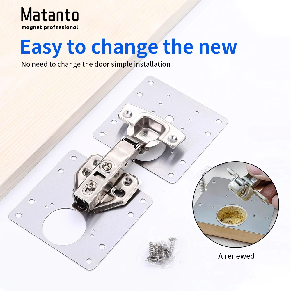 Generic Kitchen Cupboard Door Hinge Repair Kit Closet Repair Side Mount Specail Offer