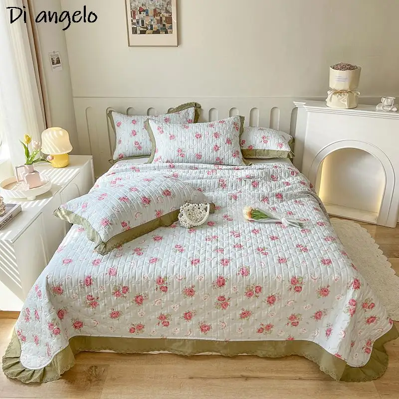 Flower Series Digital Printing Bedspread+2PCS Pillowcase Sheet Home Bed Cover Wedding Gifts Couple Double King Queen #/
Flower Series Digital Printing Bedspread+2PCS Pillowcase Sheet Home Bed Cover Wedding Gifts Couple Double King Queen #/