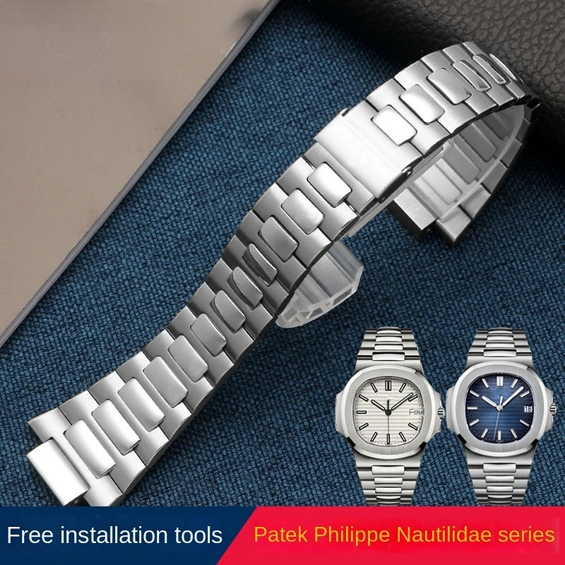 stainless steel Wrist band For Patek Philippe Nautilus Strap 5726 5711/1A010 25 Convex 13mm men's watchband watch chain bracelet
stainless steel Wrist band For Patek Philippe Nautilus Strap 5726 5711/1A010 25 Convex 13mm men's watchband watch chain bracelet