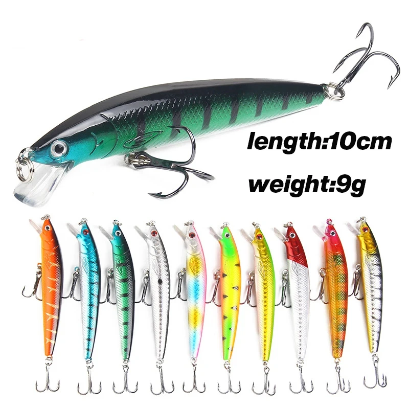 1Pcs Japanese Minnow Fishing Lures Floating Hard Bait 100mm 9g Artificial Bait Wobbler Crankbait Carp Perch Pesca Fishing Tackle
1Pcs Japanese Minnow Fishing Lures Floating Hard Bait 100mm 9g Artificial Bait Wobbler Crankbait Carp Perch Pesca Fishing Tackle