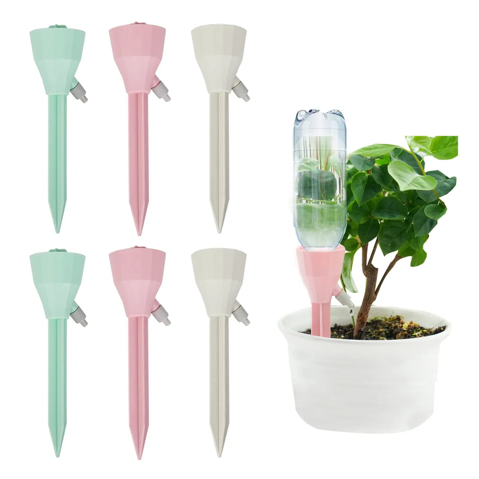 3Pcs Adjustable Drip Irrigation System Automatic Self Watering Spikes for Plants Indoor Outdoor Potted Plants Irrigation System
3Pcs Adjustable Drip Irrigation System Automatic Self Watering Spikes for Plants Indoor Outdoor Potted Plants Irrigation System