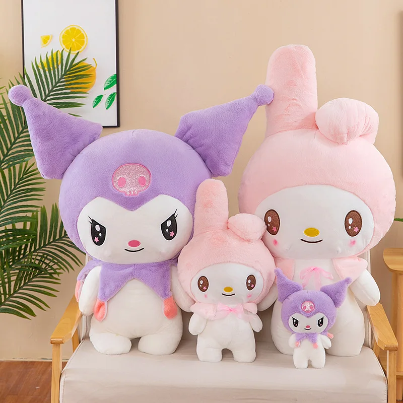 New Sanrio Cartoon Anime Kuromi My Melody Plush Toy Pillow Kawaii Stuffed Soft Dolls Children Room Decoration Birthday Gifts
New Sanrio Cartoon Anime Kuromi My Melody Plush Toy Pillow Kawaii Stuffed Soft Dolls Children Room Decoration Birthday Gifts