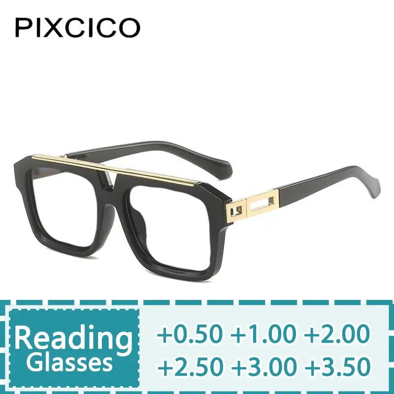 R56696 Luxury Brand Design Women Reading Glasses +1.00 +2.00 +3.00 Fashion Retro Large Size Hollow Out Leg Presbyopic Eyewear
R56696 Luxury Brand Design Women Reading Glasses +1.00 +2.00 +3.00 Fashion Retro Large Size Hollow Out Leg Presbyopic Eyewear