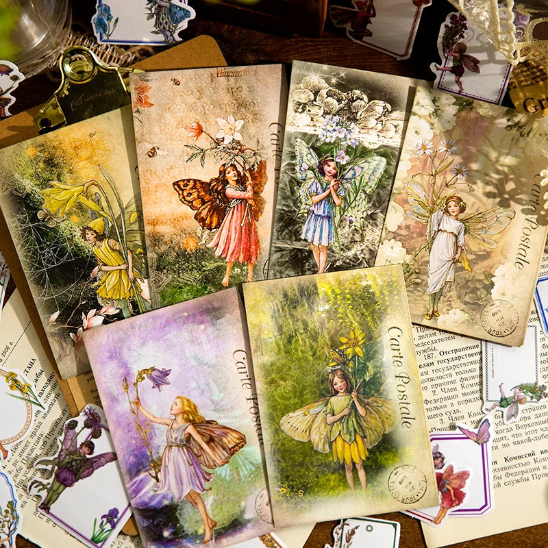 30Pcs Memo notes material paper flower valley Genie Retro handbook collage base material message Stickers 130*88MM
30Pcs Memo notes material paper flower valley Genie Retro handbook collage base material message Stickers 130*88MM