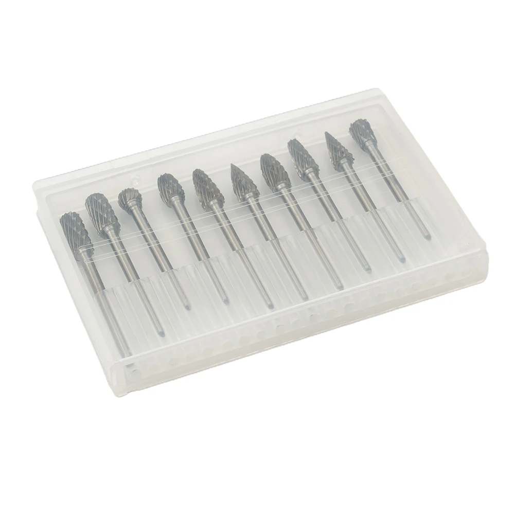 Grinding Head Rotary Burr Drill Bits 1/4 Inch Head 1/8 Inch Handle Double Cut Head Tungsten Steel Solid Carbide
Grinding Head Rotary Burr Drill Bits 1/4 Inch Head 1/8 Inch Handle Double Cut Head Tungsten Steel Solid Carbide