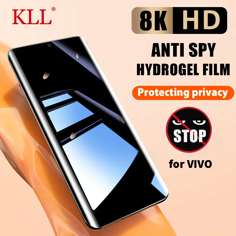 

Privacy Screen Protector For Vivo X100 X90 X80 X70 X60 Pro Plus Anti SPY Hydrogel Film For Vivo X90S S18 S17 S16 V30 not glass