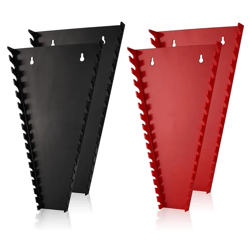 64 Slot Wrench Organizer Big Tool Box Red & Black ABS For Tool Boxes And Walls, Suitable For SAE And Metric Wrench Storage
64 Slot Wrench Organizer Big Tool Box Red & Black ABS For Tool Boxes And Walls, Suitable For SAE And Metric Wrench Storage
