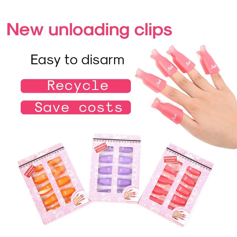 10 Pcs/et Nail art Unloading Clip UV Gel Polish Remover Wrap Soak Off Cap Plastic Manicure Unloading Tools Easy Use 12 Colors
10 Pcs/et Nail art Unloading Clip UV Gel Polish Remover Wrap Soak Off Cap Plastic Manicure Unloading Tools Easy Use 12 Colors