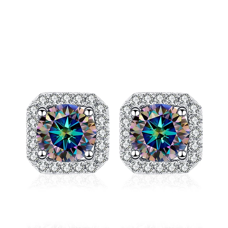 NeeTim 0.5ct 1ct Pink Moissanite Studs Earrings for Women 925 Sterling Silver Black Blue Grey Sparkling Lab Diamond Stud Earring 8 S48e2cc02ae0d4d3a8cd5d6cd3e65b157X