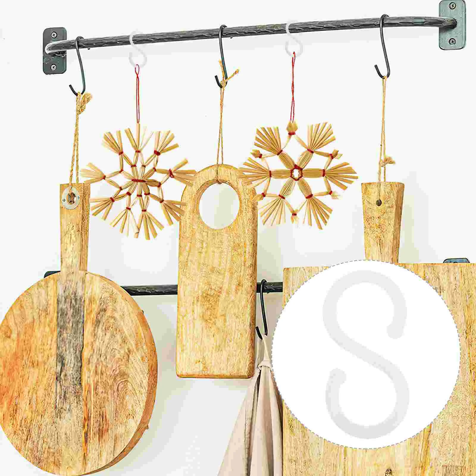 S Hooks Hanging Mini Plastic White S Shaped Utensils Clothes Towel Spoon Hangers Racks Hooks for Kitchen Bathroom
S Hooks Hanging Mini Plastic White S Shaped Utensils Clothes Towel Spoon Hangers Racks Hooks for Kitchen Bathroom
